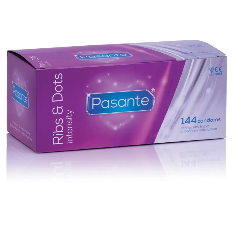 Pasante Préservatifs texturés RIBS & DOTS Pasante x144